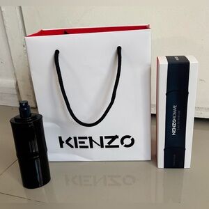 Empty KENZO perfume bottle, box & bag 100ml / 3.4 FL.OZ